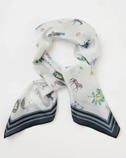 Sale Fable England 12 Days of Christmas Square Scarf