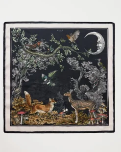 Best Fable England A Night's Tale Narrative Square Scarf