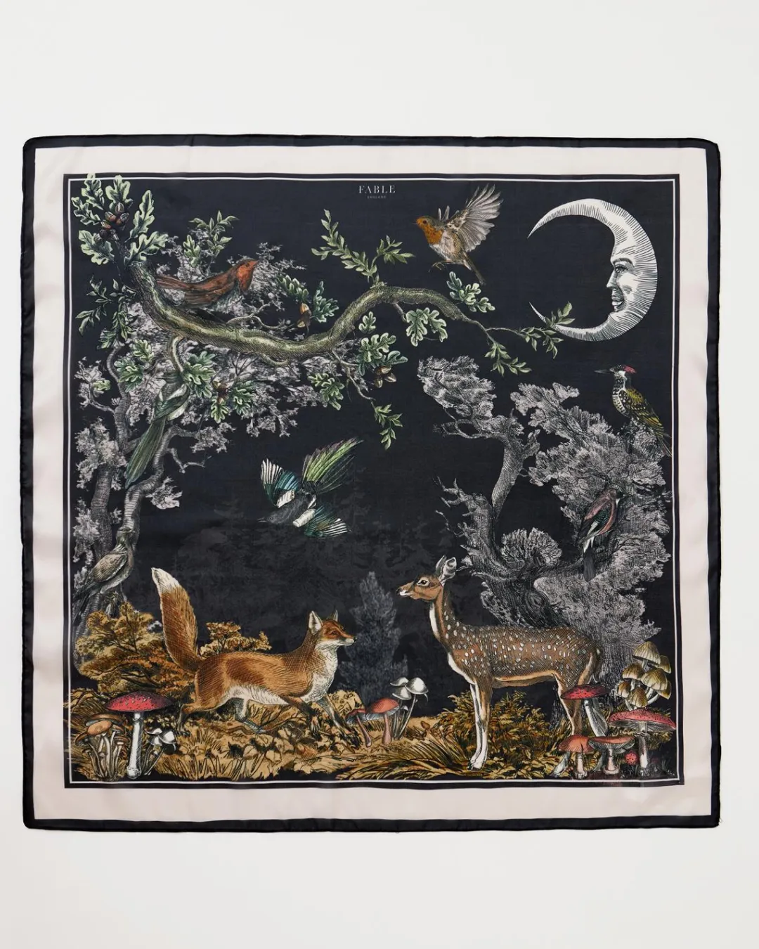 Best Fable England A Night's Tale Narrative Square Scarf