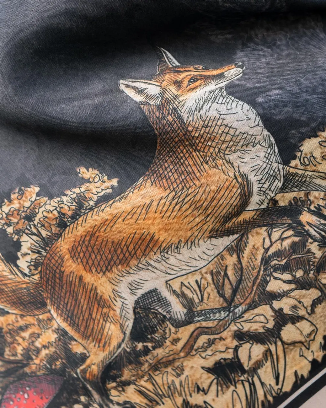 Best Fable England A Night's Tale Narrative Square Scarf