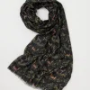Outlet Fable England A Night's Tale Woodland Midnight Light Weight Scarf