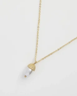 Best Fable England Acorn Pearl Necklace