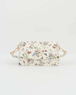 Fashion Fable England Alice Garden Ivory Shoulder Purse
