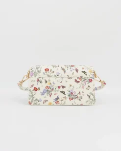 Fashion Fable England Alice Garden Ivory Shoulder Purse