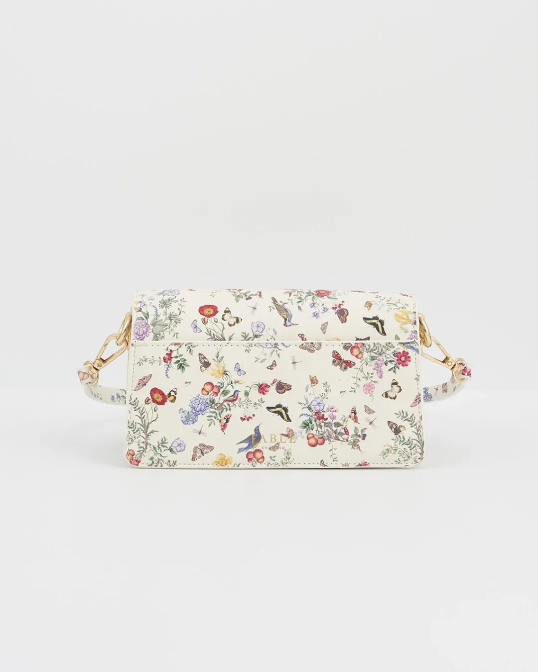 Fashion Fable England Alice Garden Ivory Shoulder Purse