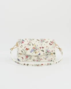 Fashion Fable England Alice Garden Ivory Shoulder Purse