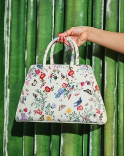 Sale Fable England Alice Garden Medium Structured Tote