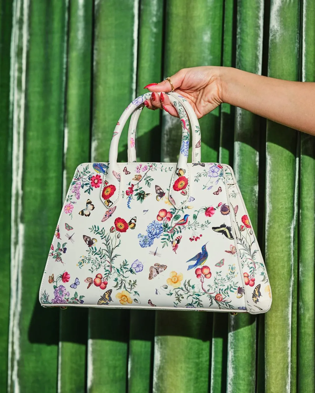Sale Fable England Alice Garden Medium Structured Tote