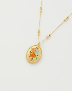 New Fable England Aquarius Zodiac Necklace