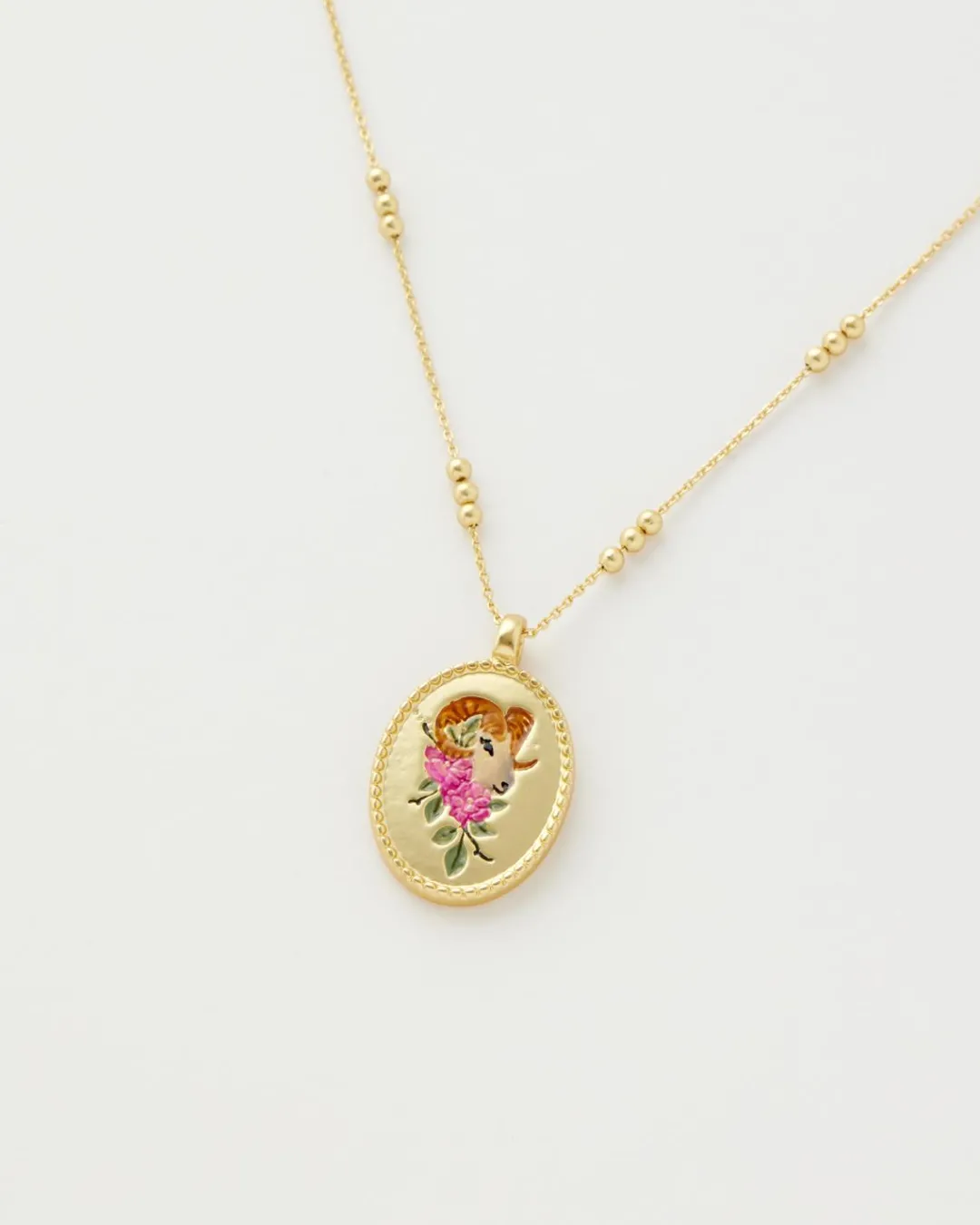 New Fable England Aries Zodiac Necklace