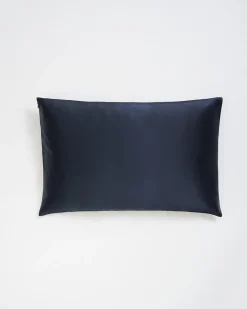 Discount Fable England Aurora Silk Pillowcase Midnight Blue