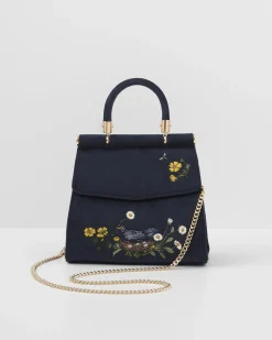 Hot Fable England Blackbird Mini Top Handle Purse