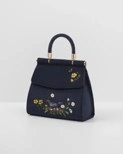 Hot Fable England Blackbird Mini Top Handle Purse