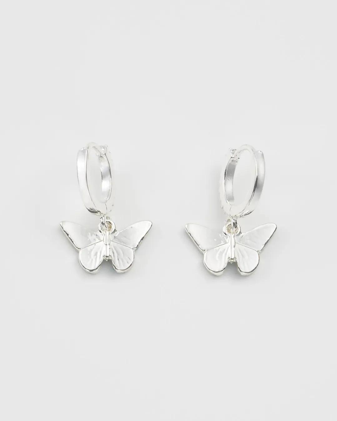 Sale Fable England Blue Butterfly Silver Earrings