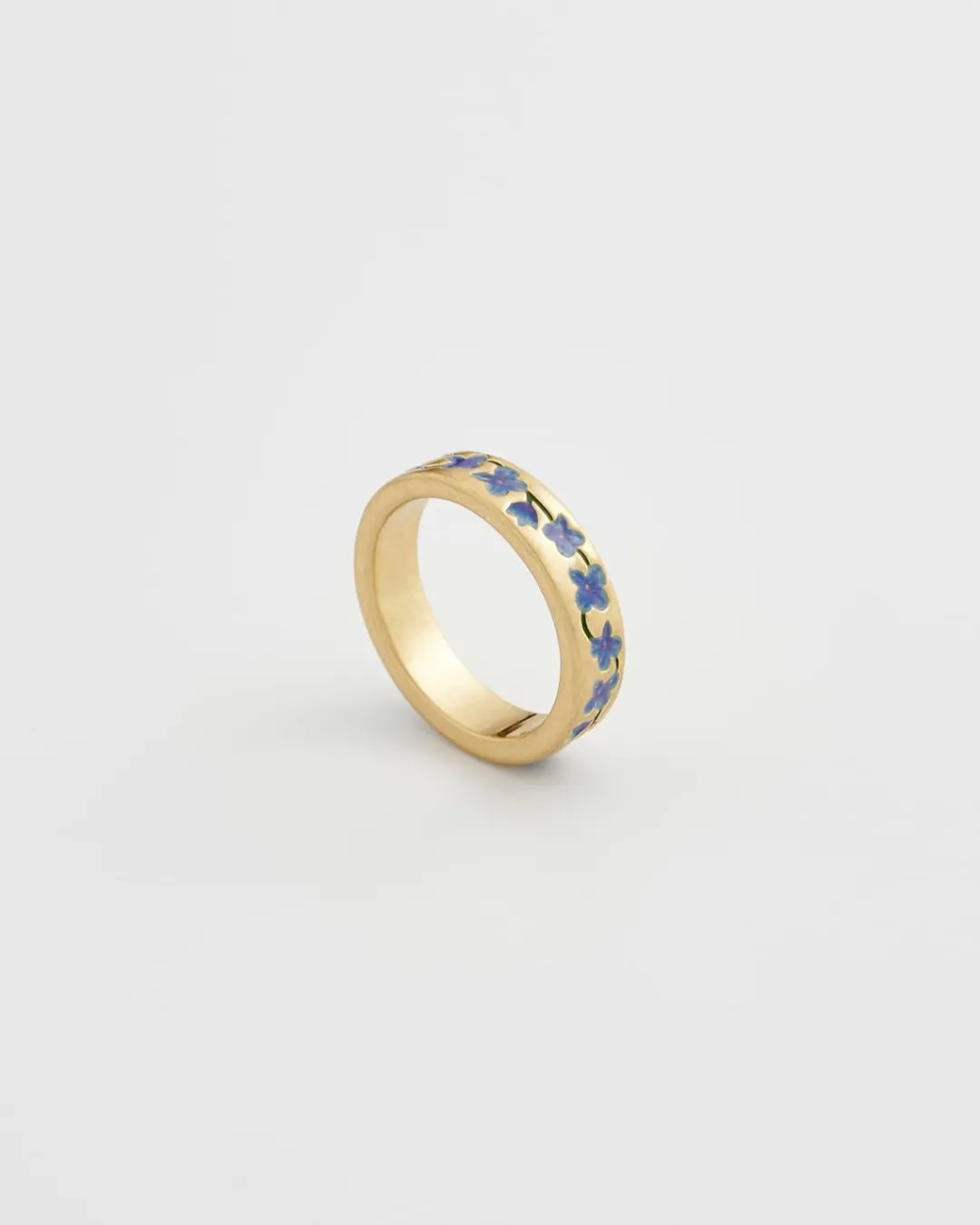 Hot Fable England Blue Forget Me Not Ring
