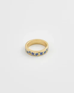 Hot Fable England Blue Forget Me Not Ring
