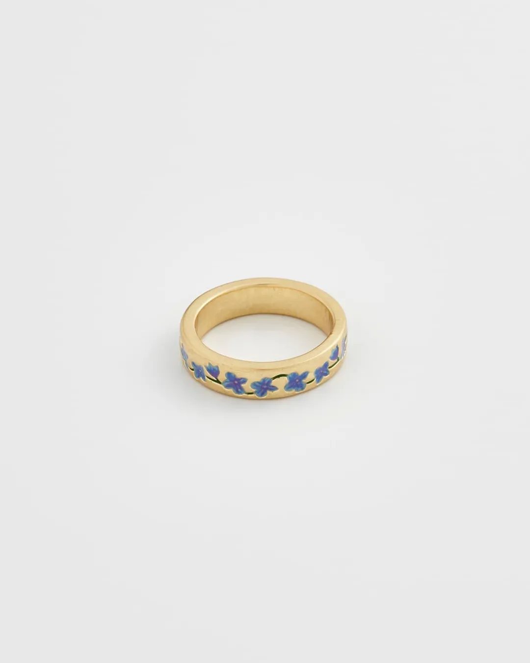 Hot Fable England Blue Forget Me Not Ring