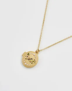 Best Fable England Blue Tit Locket Necklace