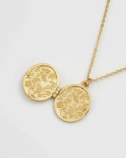 Best Fable England Blue Tit Locket Necklace