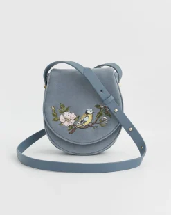 Outlet Fable England Blue Tit Saddle Purse