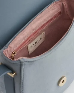 Outlet Fable England Blue Tit Saddle Purse