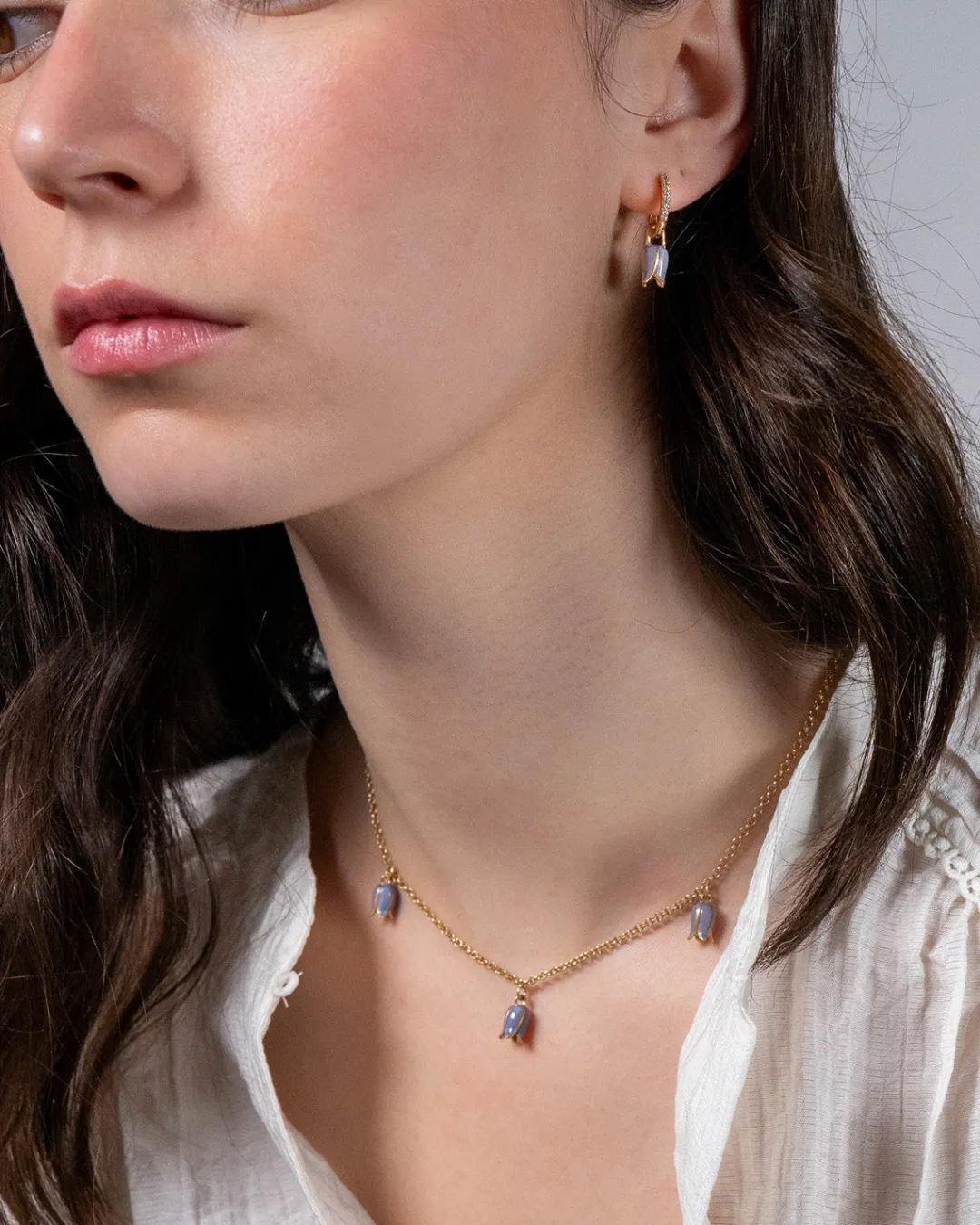 Online Fable England Bluebell Charm Necklace