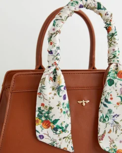 Online Fable England Botanical Pumpkin Tote - Tan
