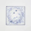 Outlet Fable England Bunny Blues Narrative Square Scarf
