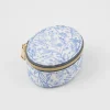 Online Fable England Bunny Blues Oval Jewelry Box