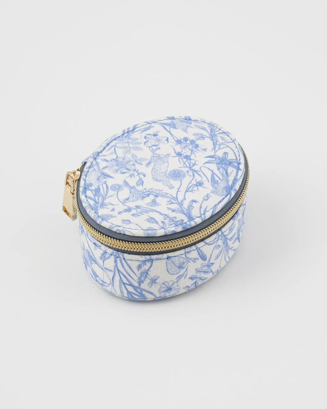 Online Fable England Bunny Blues Oval Jewelry Box
