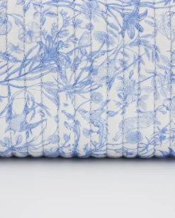 Online Fable England Bunny Blues Small Quilted Makeup Bag