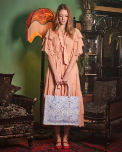 Clearance Fable England Bunny Blues Structured Tote