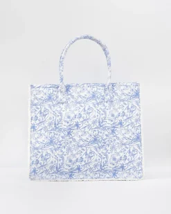 Clearance Fable England Bunny Blues Structured Tote