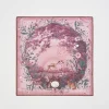 New Fable England Bunny Narrative Square Scarf