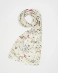 New Fable England Bunny Toile Lightweight Scarf