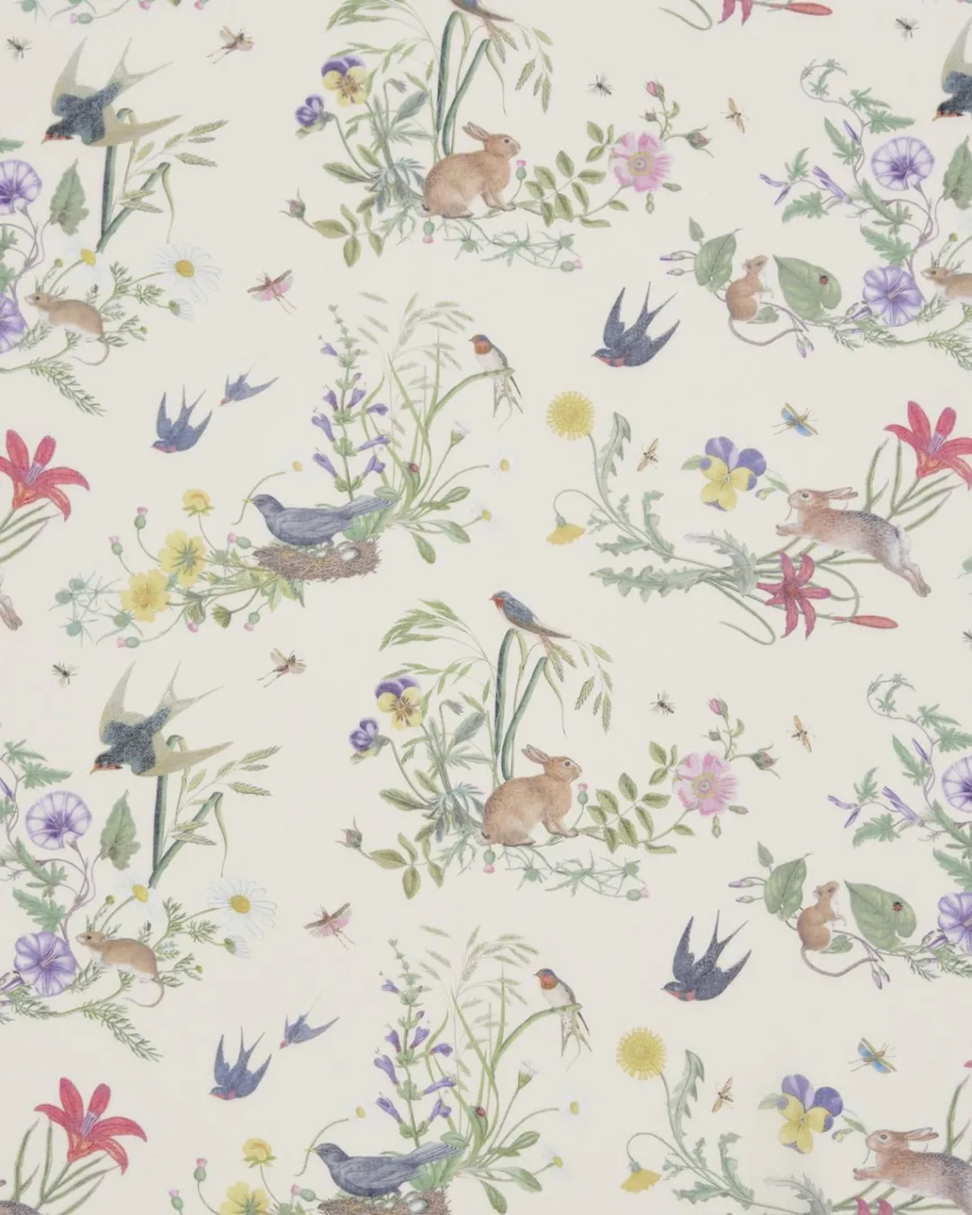 New Fable England Bunny Toile Lightweight Scarf