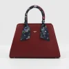 Online Fable England Burgundy Large Structured Tote