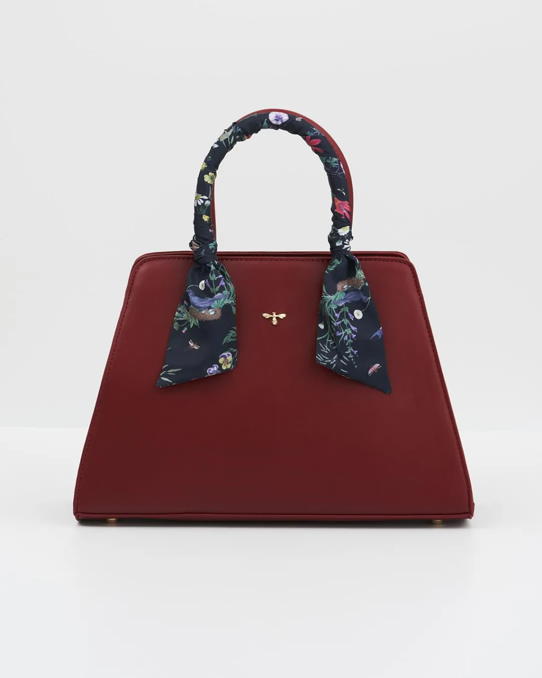 Online Fable England Burgundy Large Structured Tote