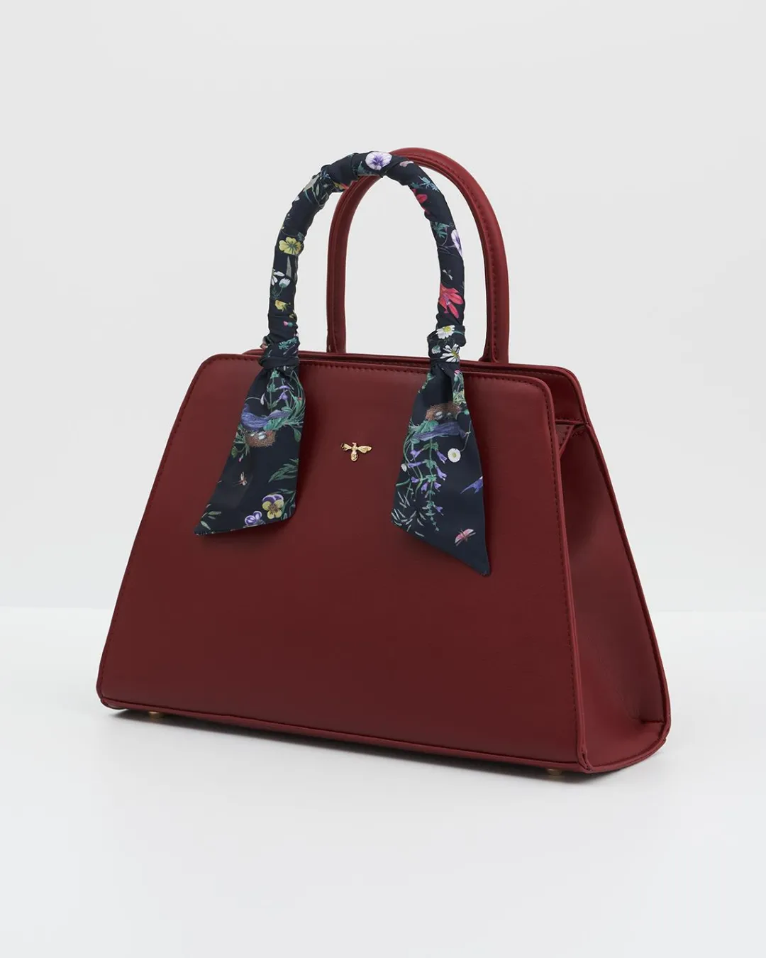 Online Fable England Burgundy Large Structured Tote