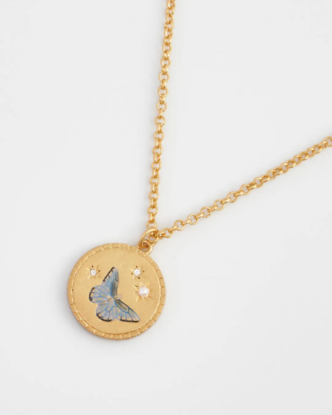 Sale Fable England Butterfly Spirit Guide Pendant Necklace