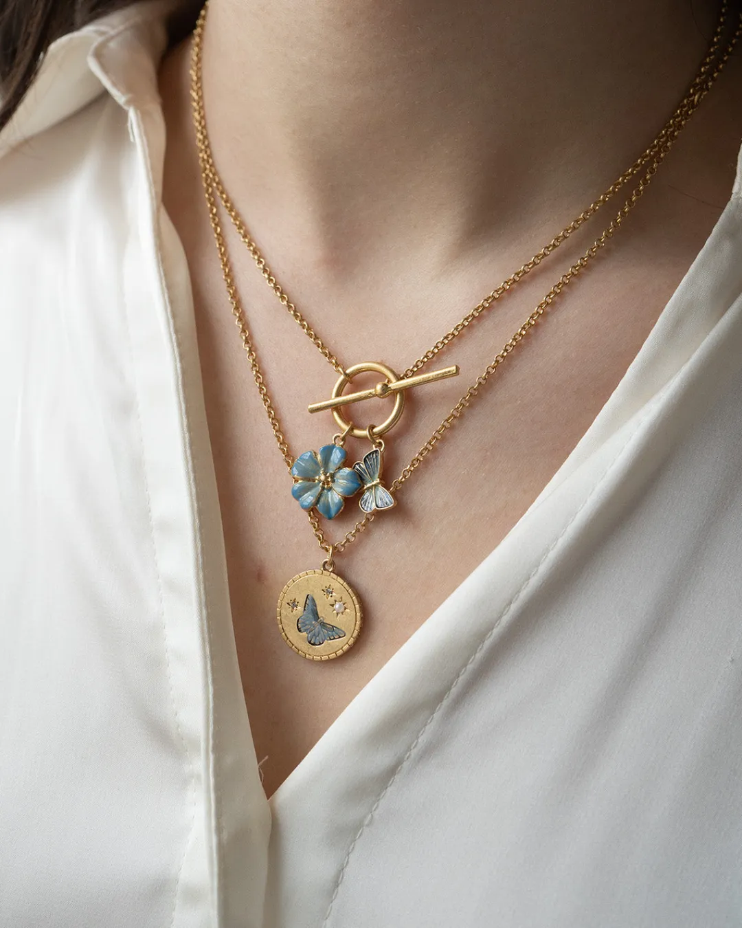 Sale Fable England Butterfly Spirit Guide Pendant Necklace