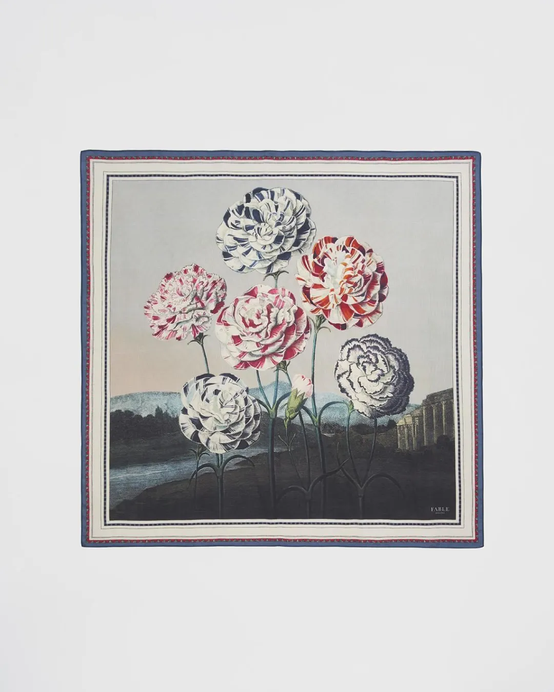 Online Fable England Carnations, Temple of Flora Large Square Scarf