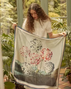 Online Fable England Carnations, Temple of Flora Large Square Scarf