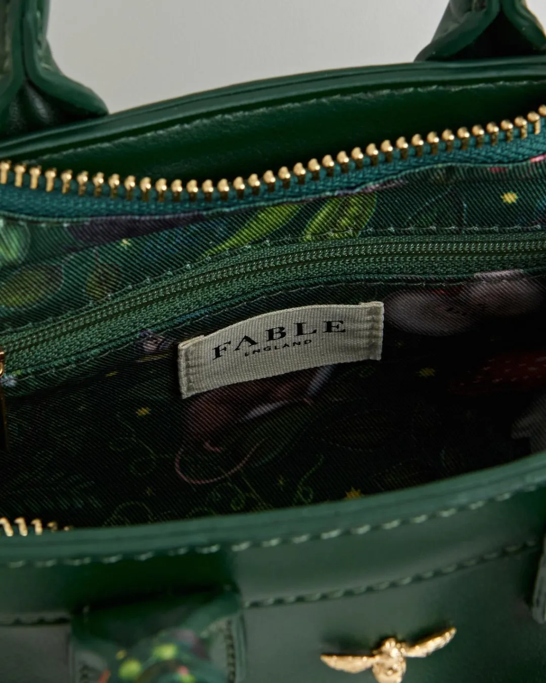 New Fable England Catherine Rowe Into The Woods Small Tote - Green
