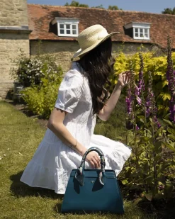 Best Fable England Catherine Rowe Into The Woods Tote - Teal