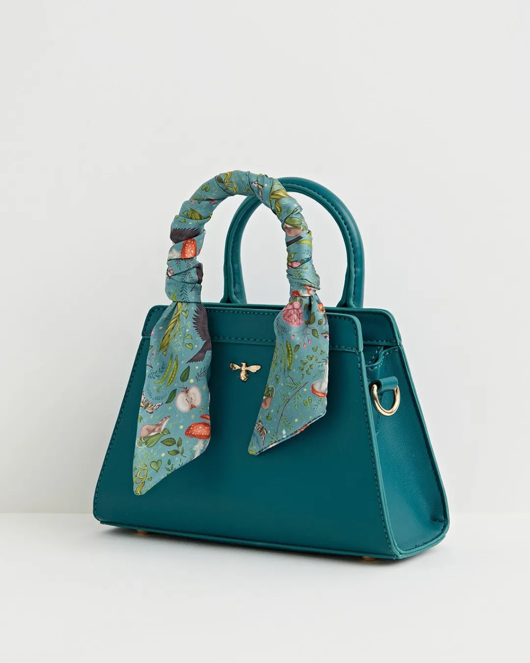 New Fable England Catherine Rowe Into The Woods Small Tote - Teal