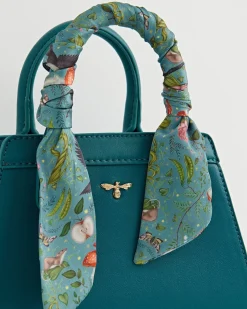 New Fable England Catherine Rowe Into The Woods Small Tote - Teal