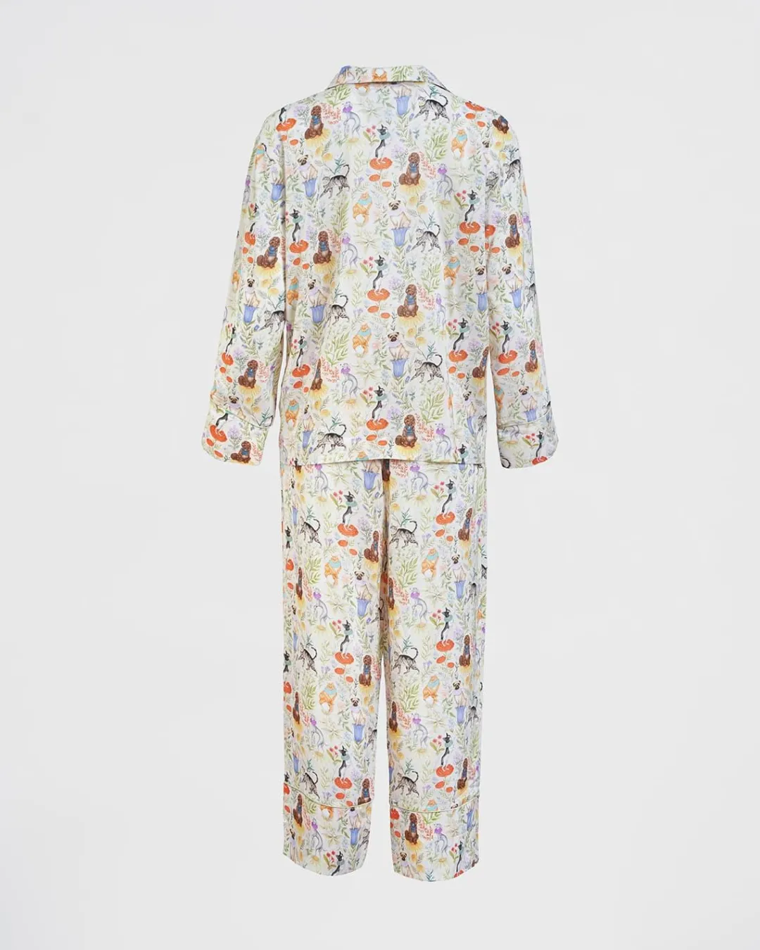 Outlet Fable England Catherine Rowe Pet Portraits Margarita Green Long Pajamas