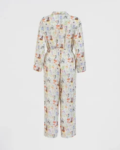 Outlet Fable England Catherine Rowe Pet Portraits Margarita Green Long Pajamas