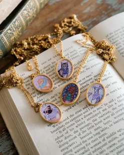 Best Fable England Catherine Rowe Pet Portraits Doodle Pendent Short Necklace